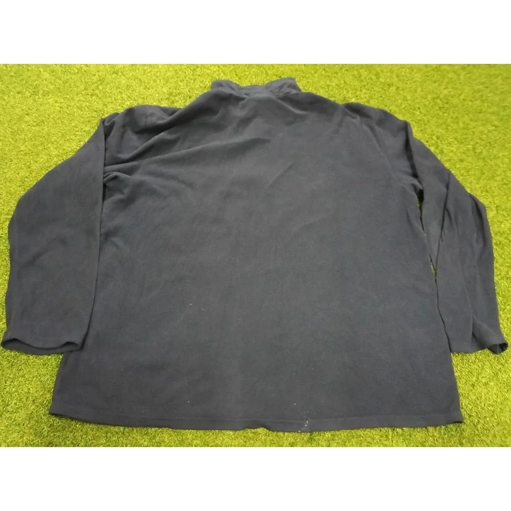 The‎ North Face Fleece Sweatshirt Mens XL Black Logo Quarter Zip Outdoor Winter